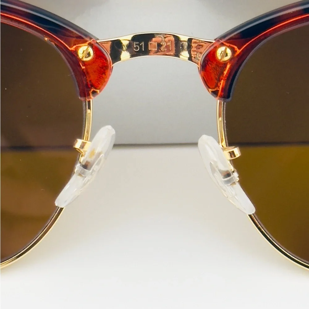 Ray-Ban ClubMaster Sunglasses RB3016 Polished Havana frame B15 Brown Lenses New!